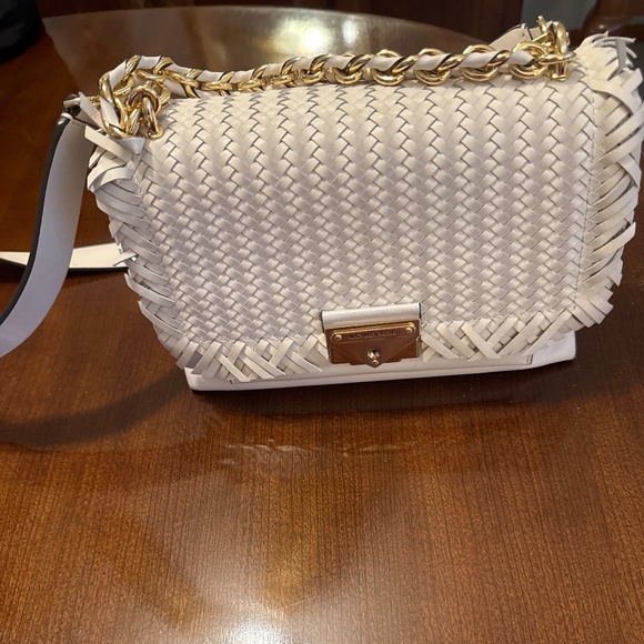 MK Greenwich leather convertible shoulder bag - Picture 1 of 10